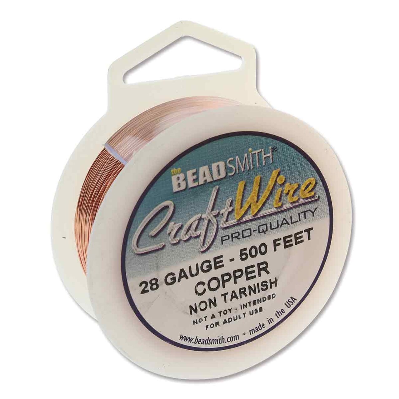 The Beadsmith Wire Elements Craft Wire – Tarnish Resistant, Soft Temper, Round